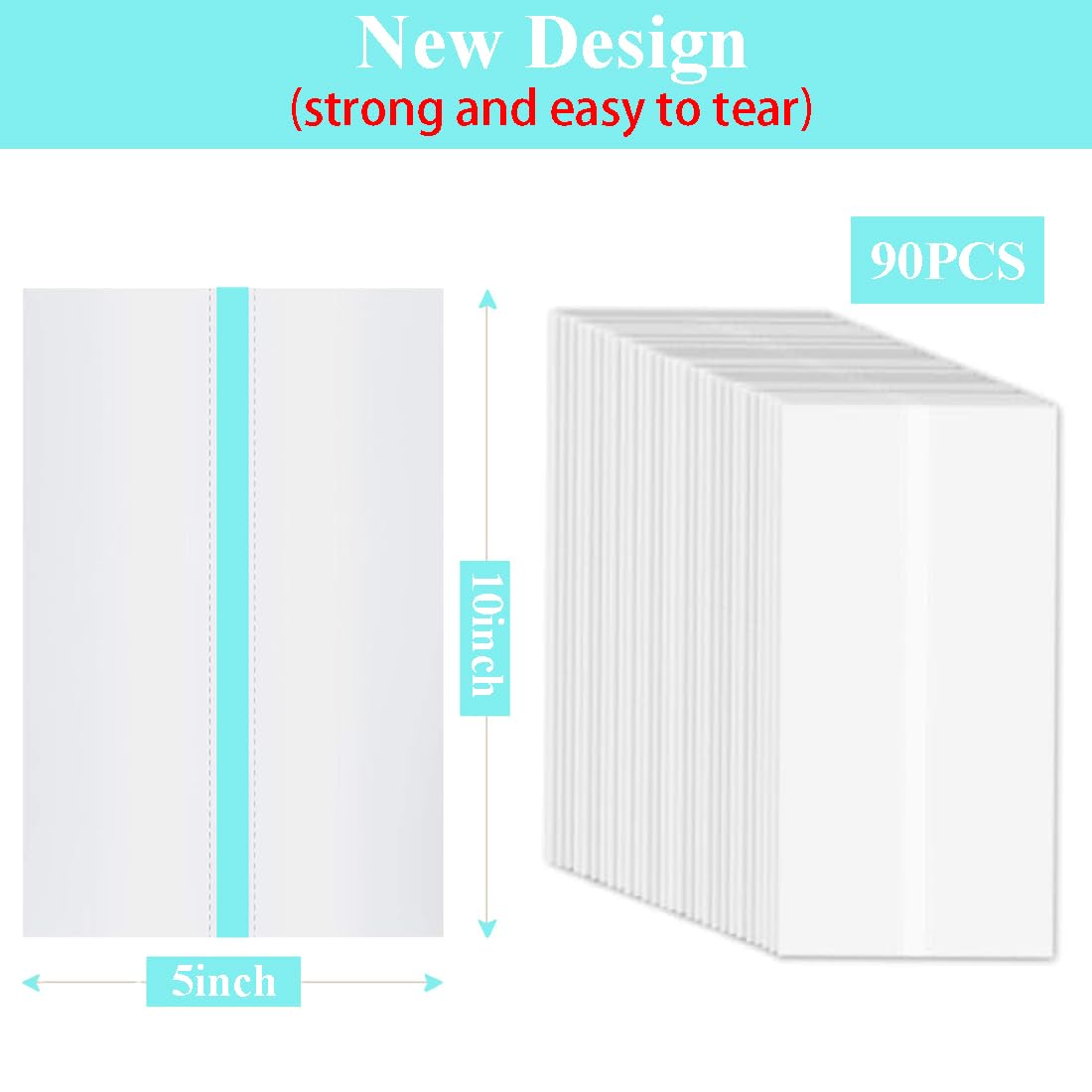 Sublimation Shrink Wrap Sleeves for Tumblers 20oz Skinny 5x10inch 90PCS (5 * 10 inch 90PCS)