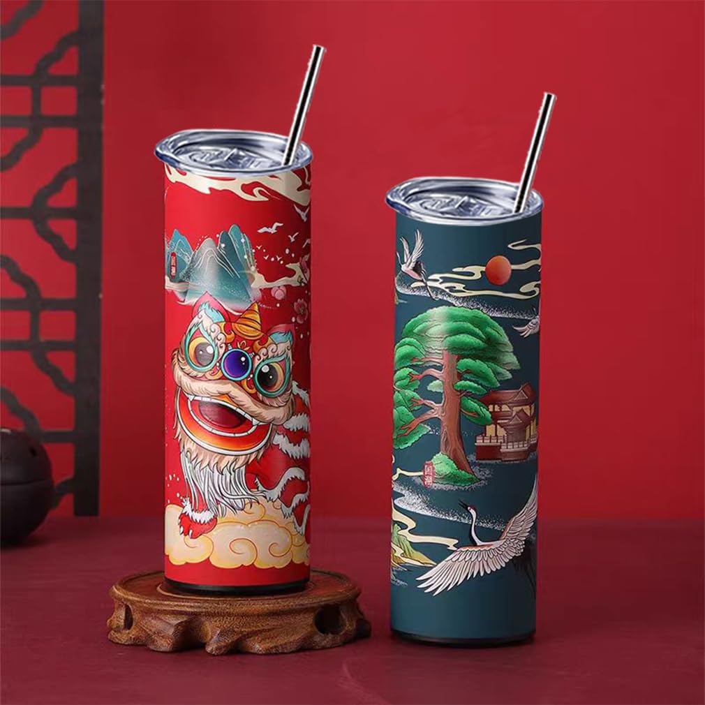 Sublimation Shrink Wrap Sleeves for Tumblers 20oz Skinny 5x10inch 90PCS (5 * 10 inch 90PCS)