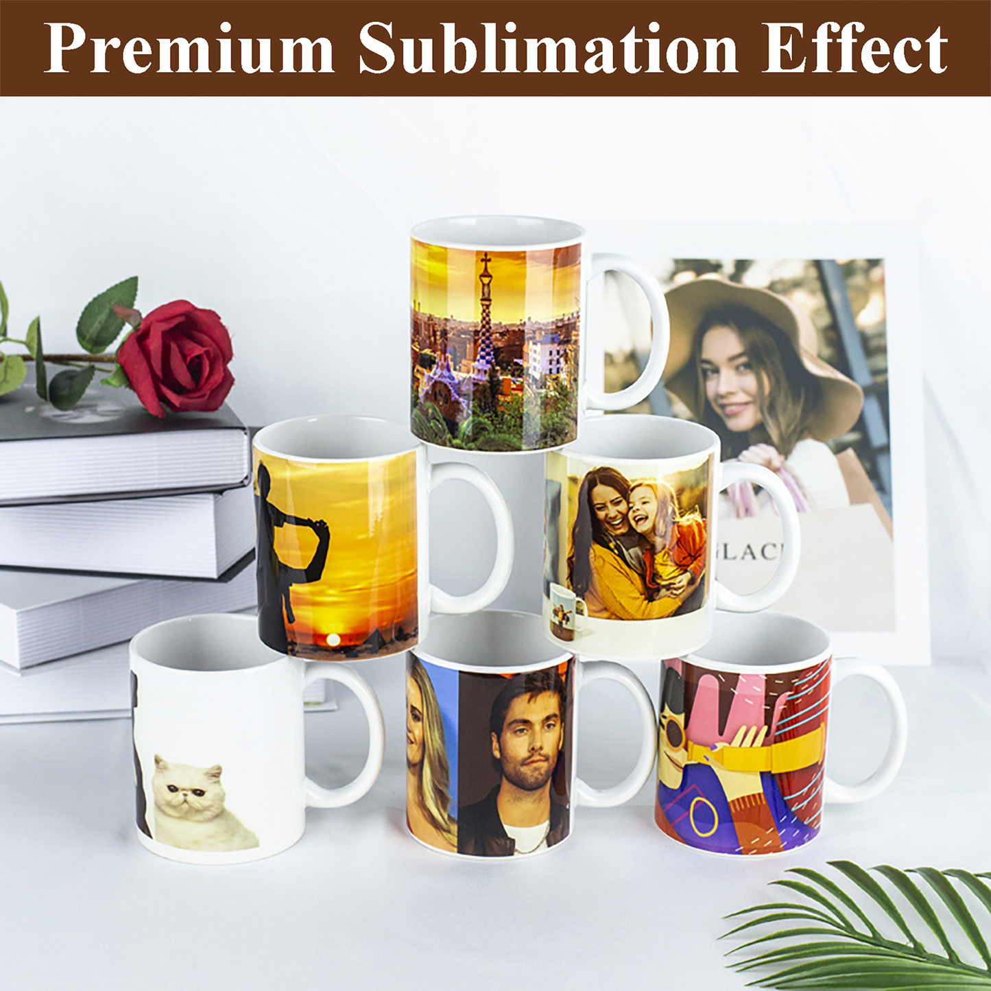 12 Pack Sublimation Mug 11 Ounce and 15 Ounce with Boxes